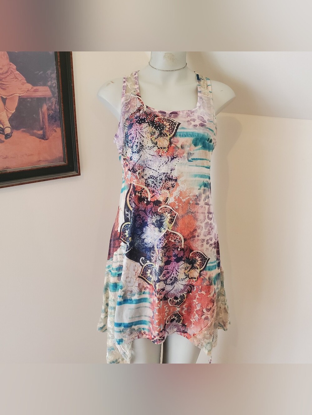 Vintage Floral Lace Dress
